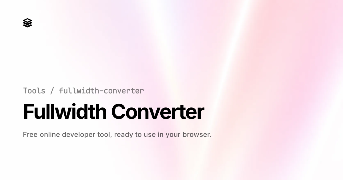 Fullwidth Fullwidth Converter - Free Online Tool | UApiPro | UApiPro