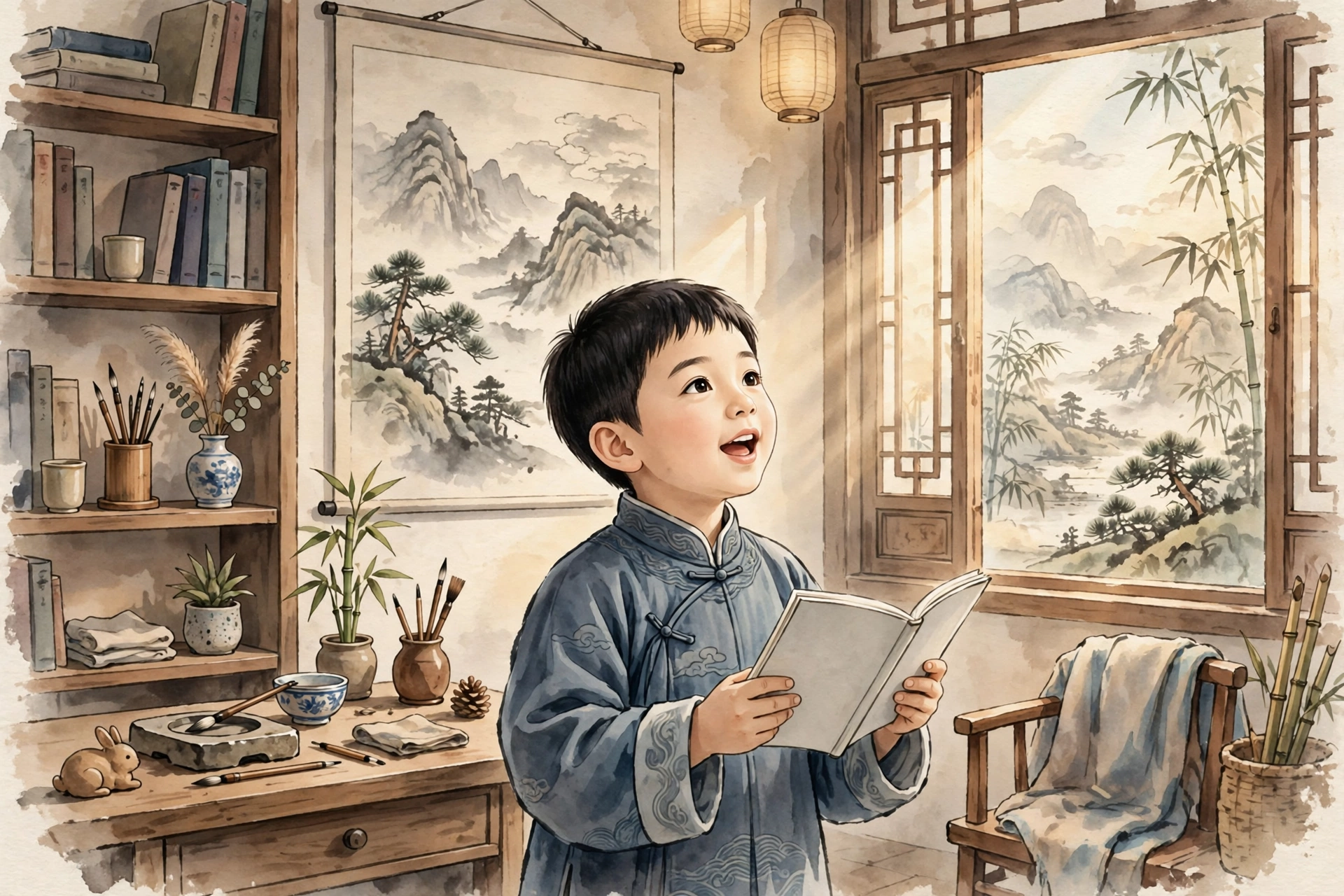 古诗背了就忘、默写总错字？小学生必背古诗词PDF+175首汇集，打印出来每天读一首
