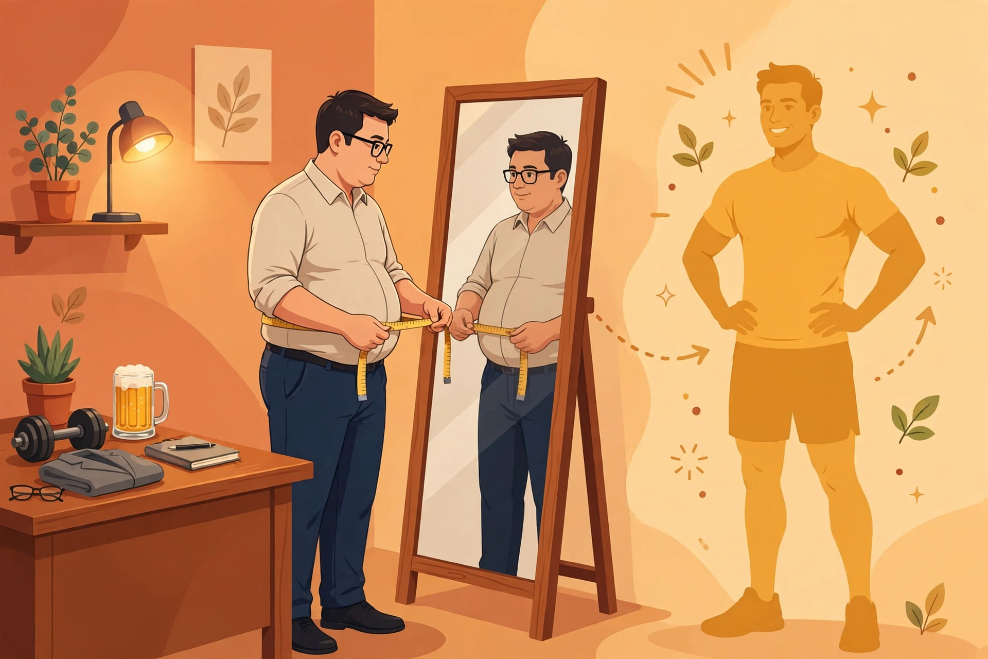 喝酒喝出的啤酒肚，怎么科学减掉？一份看得懂的锻炼+饮食指南